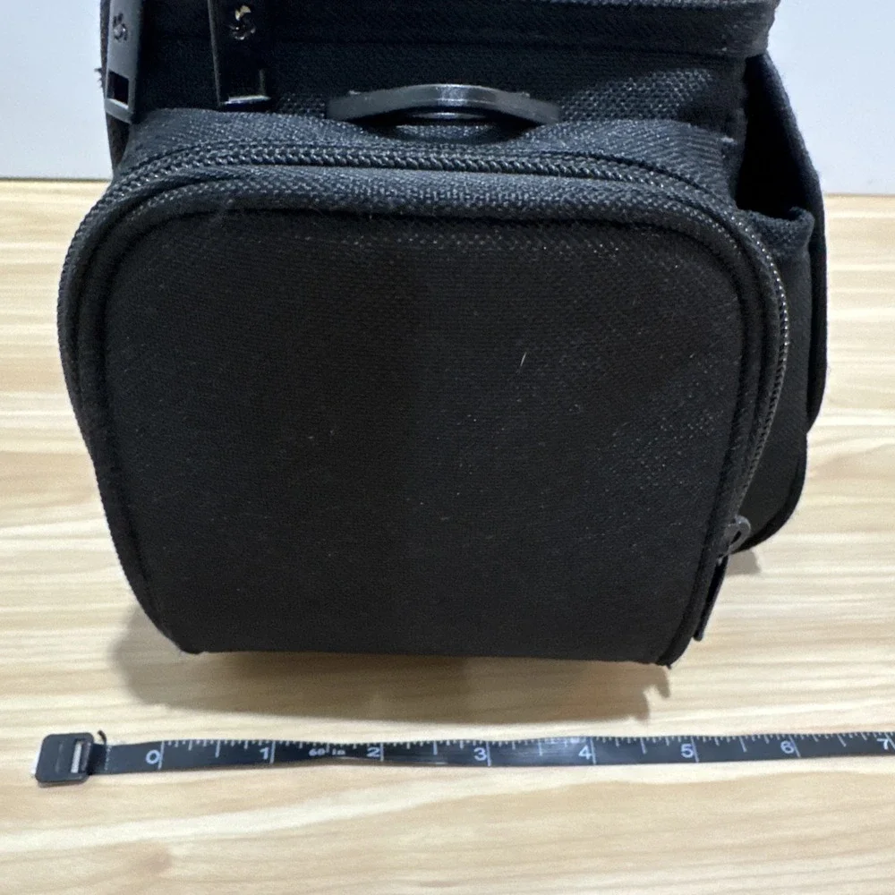 Samsonite Camera Camcorder Bag With Shoulder Strap Model 809BK Blue Accents Pkts